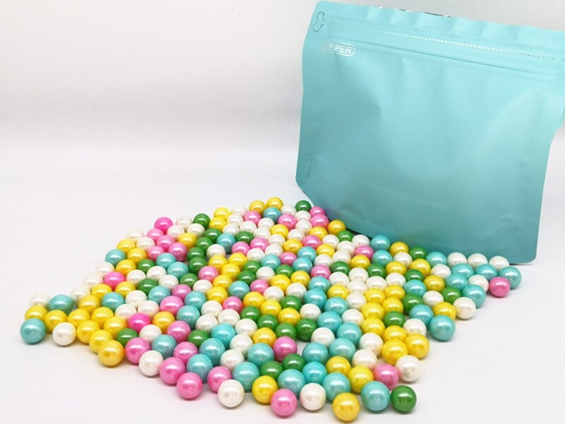 500g perler spiselige perle sukker perler slik 14mm sukkerkugler fondant gør-det-selv kage bagning farverig kugle kage dekoration