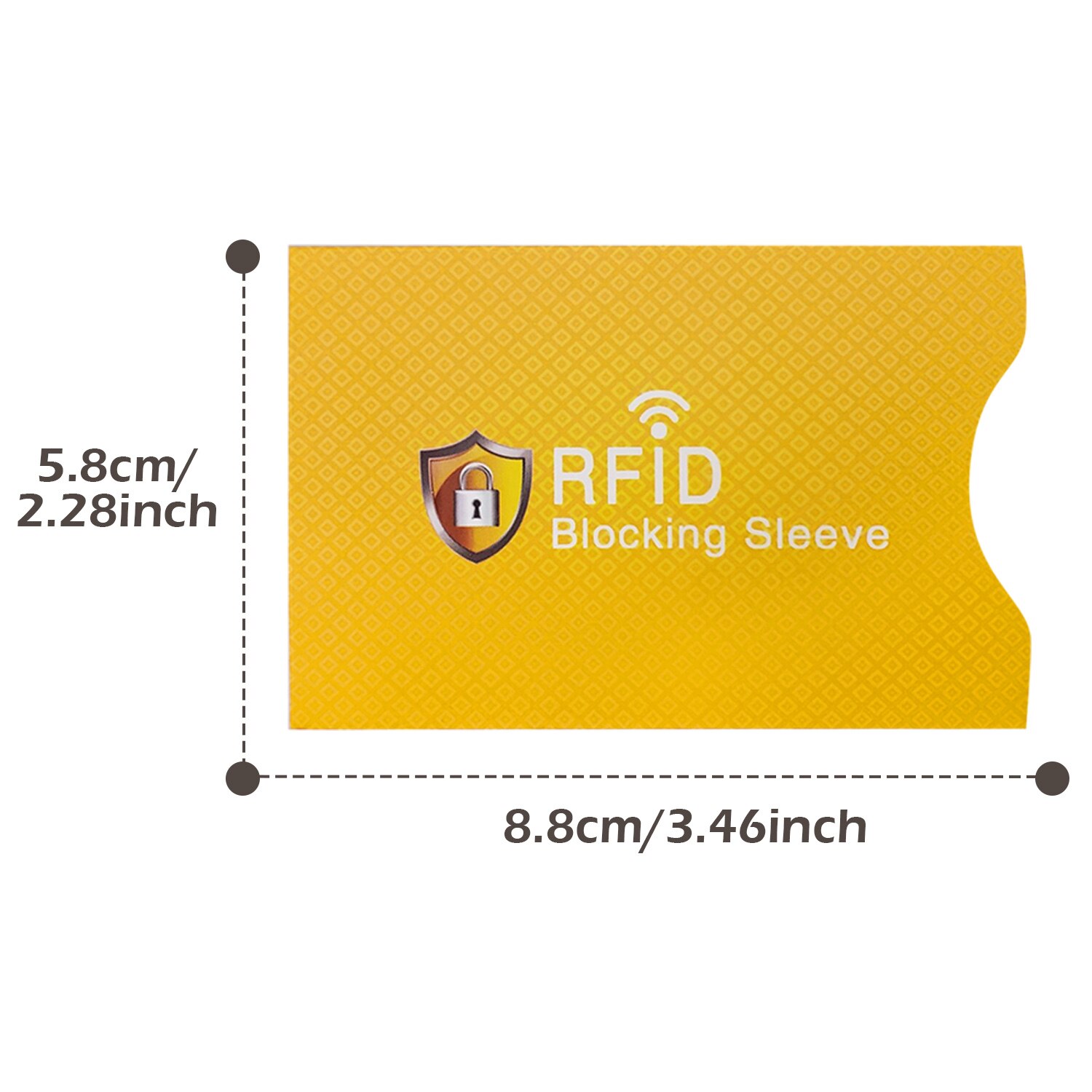 5pcs RFID Blocking Sleeves Aluminum Foil Identity Theft Prevention Credit ID Card Holder Protector for Travel Business Trip