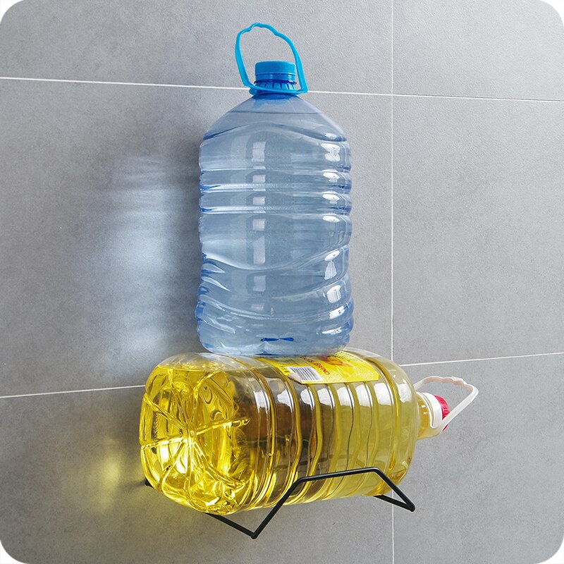 Punching Free Bathroom Washbasin Rack Bathroom Wall Hanging Basin Storage Rack Kitchen Wall Strong Hook Shelf