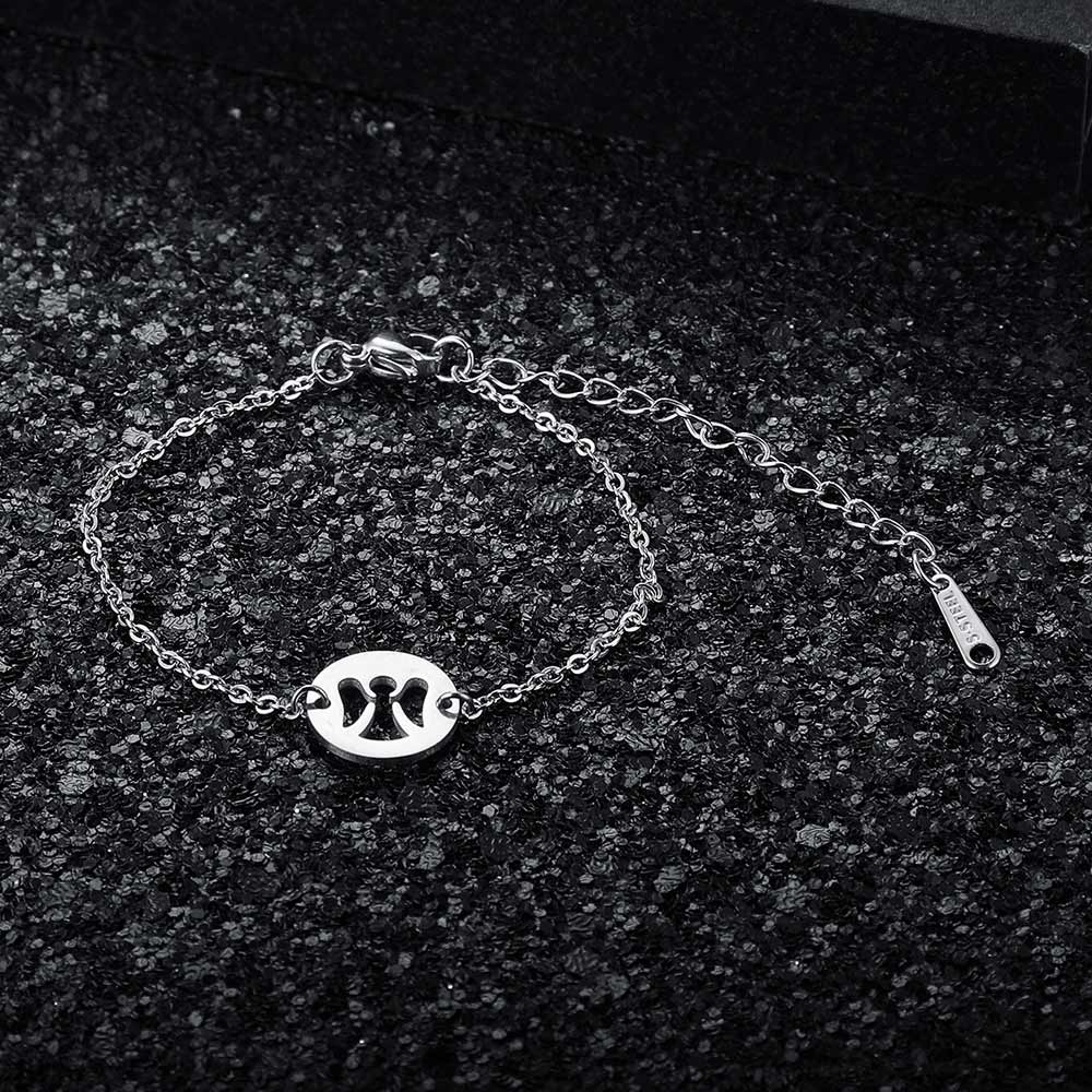 AAAAA di Qualità in Acciaio Inox 100% di Angelo di Fascino Del Braccialetto per Le Donne Donna di Alta Polacco Pendenti E Ciondoli Bracciali Favoloso Braccialetto