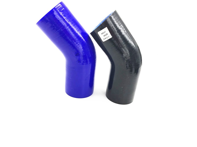 Fifan zwart/blauw 2.0 " 51mm / 2.5 '' 63mm / 3 '' 76mm 45 graden elleboog siliconen slang turbo inlaat