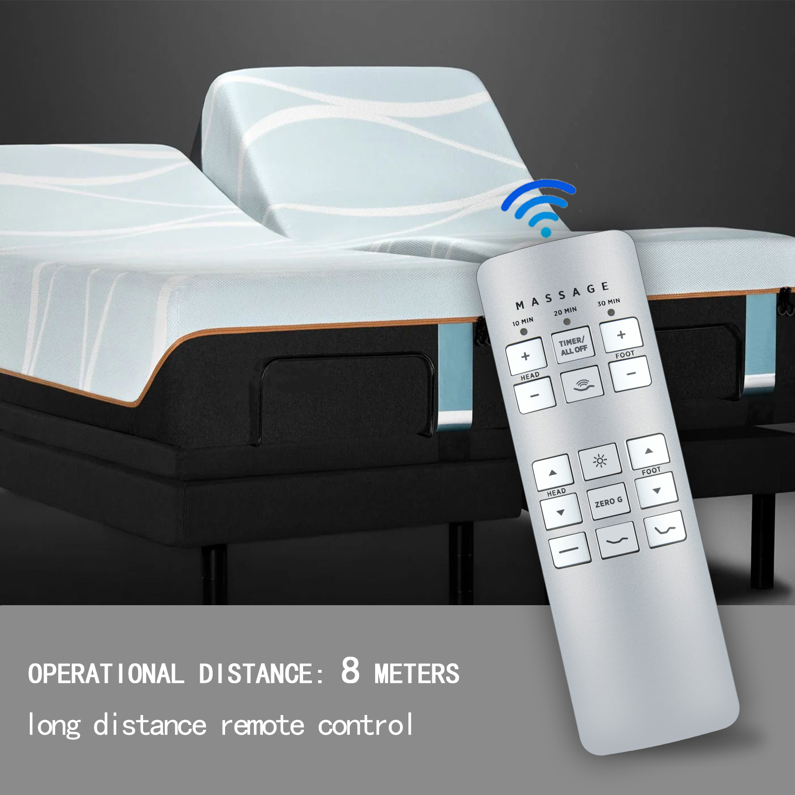 Remote control for OKIN RF258c 76398 79016 Serta Motion Perfect II III Ergomotion V400 V330 E6