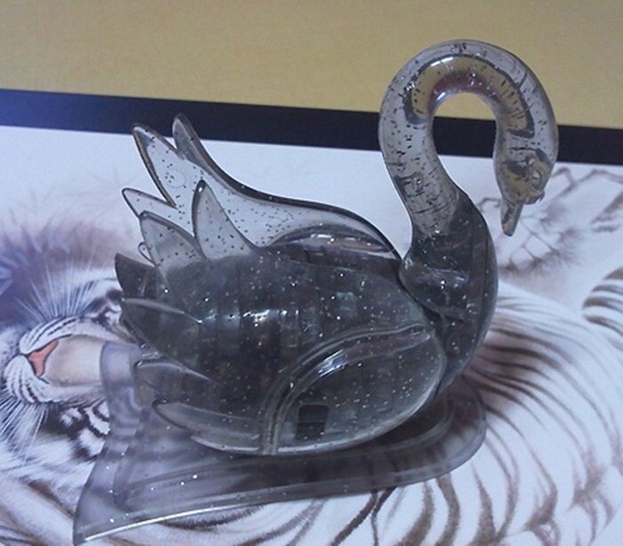 3D cristal Puzzle Puzzles Panda Animal dauphin cygne ours lapin jouets éducatifs noël enfant de nouvel an