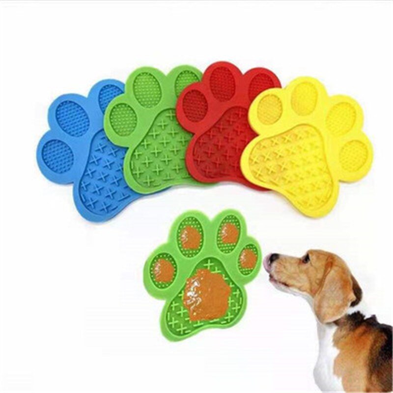 Silicone Dog Licking Sucker Pad mat Cat Lick Placemat Bath Buddy Slow Food Sucker Pad Pet Supplies Automatic Feeder