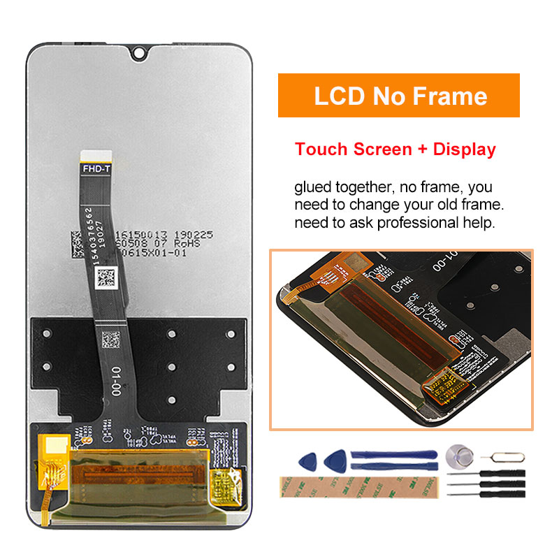 LCD Für Huawei P30 Lite 4GB 6GB MAR-LX1A LX1M LX2 L21A L01A LCD Display Touch Screen Für Huawei nova 4e LCD Display Ersatz