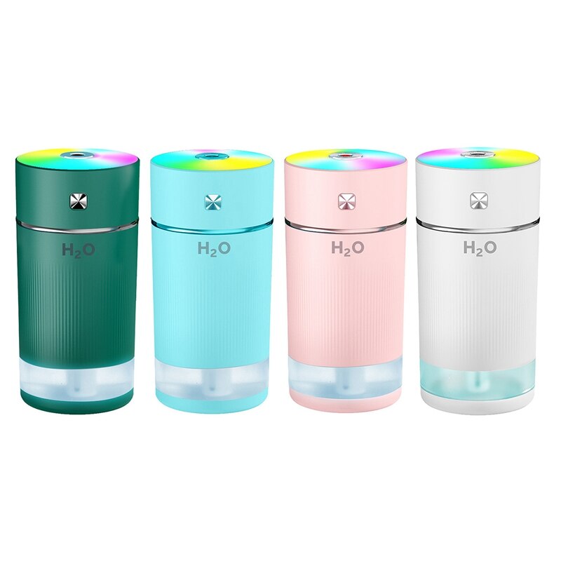 Color Cup USB Air Humidifier Car Mist Maker 7 Colors LED Lights Mini Car Office Air Purifier