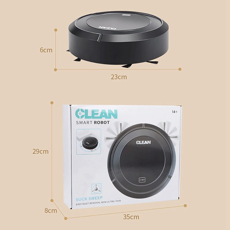 TOD-Automatic ing Robot Vacuum Cleaner USB Charging Household Cordless Wireless Vacum Cleaner Robots ligent Vacuum