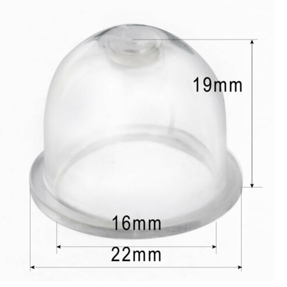 2 Stuks Brandstof Primer Lamp Set 19/22 Mm Carb Primer Lamp Cap Carburateur Onderdelen Voor Kettingzagen Blower trimmer Bosmaaier Vervangen