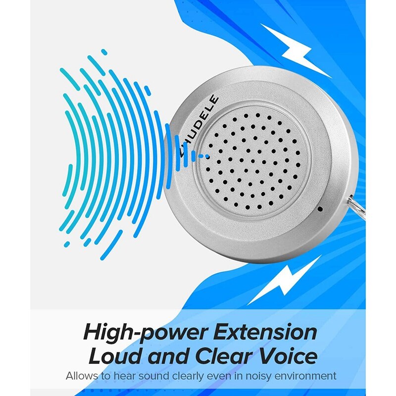 Dual Way Walkie Talk Window Glass Counter Intercom Speaker System Window Microphone Intercom Speaker-US Plug