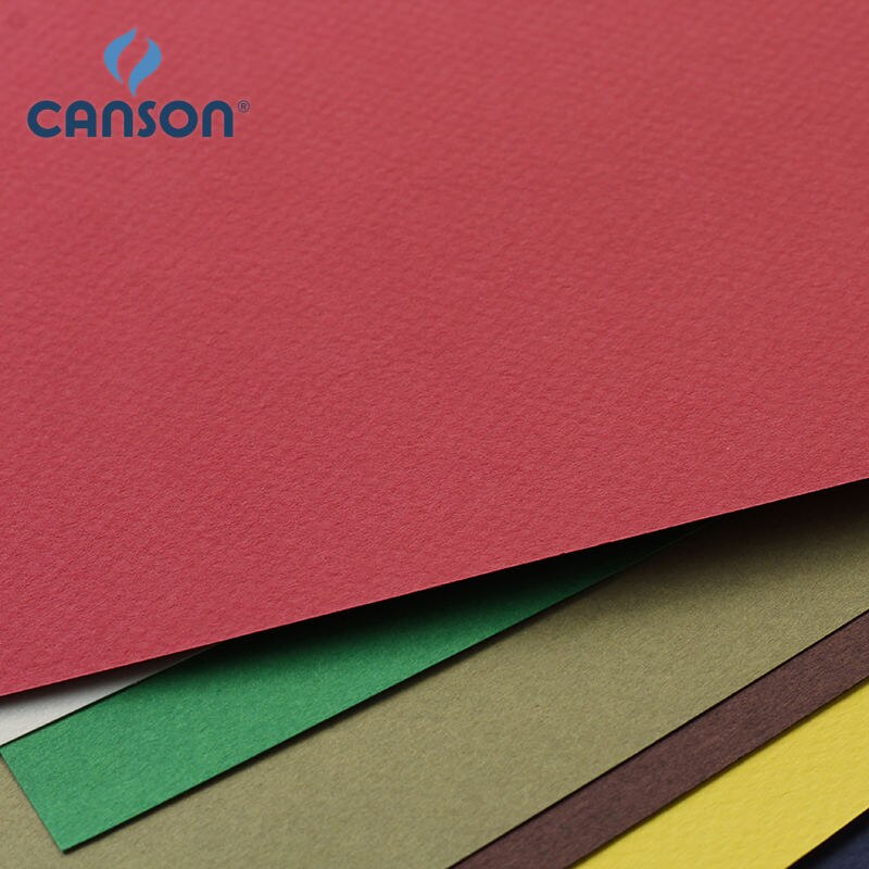 France Canson Soft Pastel Paper 4K Mi-Teintes 12Pcs Oil Pastels Painting Paper Chalk Crayon Sketch Color Pencils