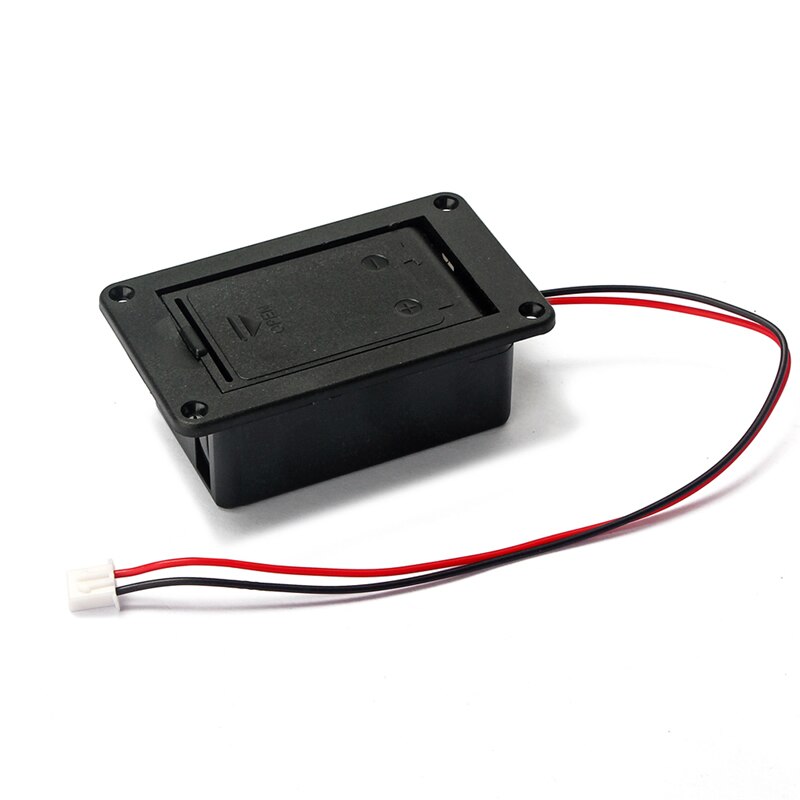 1Pc 9V Batterij Houder Case Box Cover Voor Gitaar Bas Actieve Pickup Connector T84D