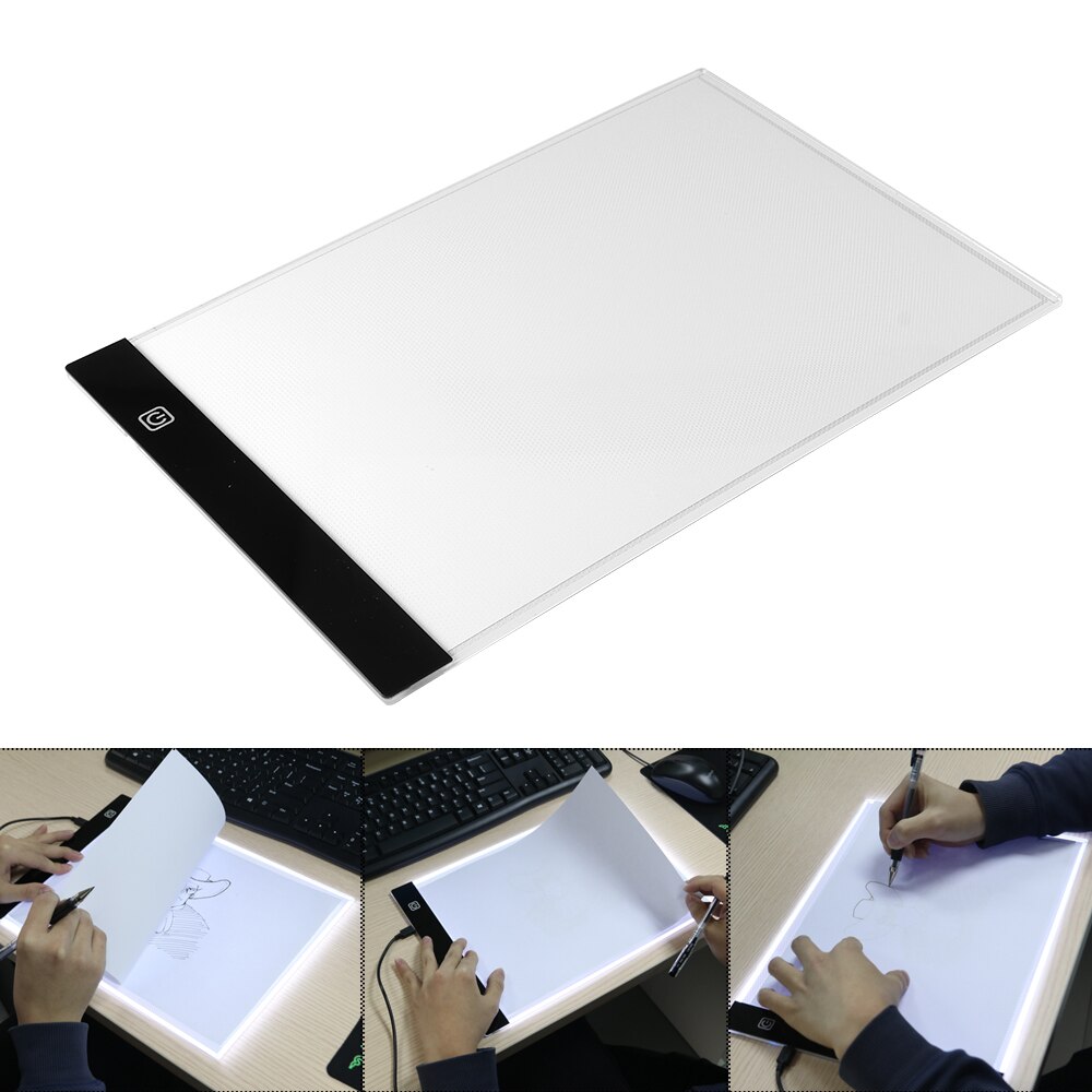 USB LED A4 LED Stencil Board Copy Art Drawing Tracing Stencil Board Artist Table Plate Digital Tablet Artcraft Diamond Painting