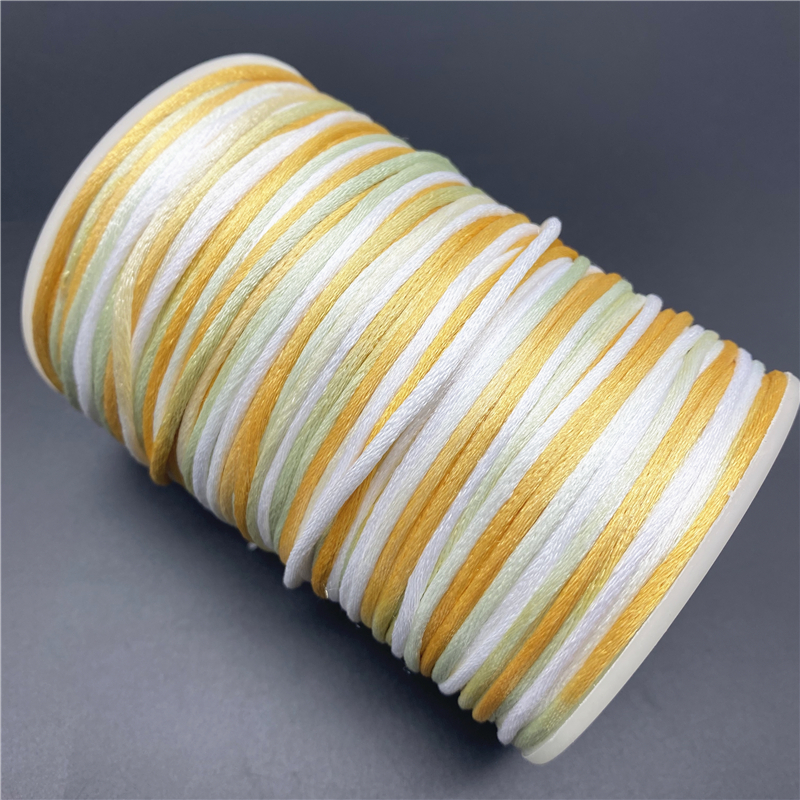 5yards 2,5mm Bunte Schnur Seil Gewinde Chinesischen Knoten Macrame Schnur Armband Geflochtene String DIY Quasten Perlen Für Shamballa: 07