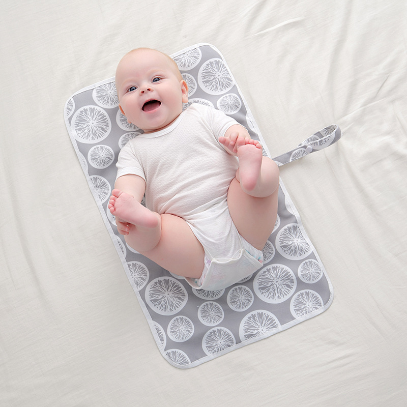 60*35cm Neue Baby Windel Ändern matt wiederverwendbar Windel Kleinkind Waschbar Wasserdichte Matratze gestreift drucken freundlicher Spiel Boden matten