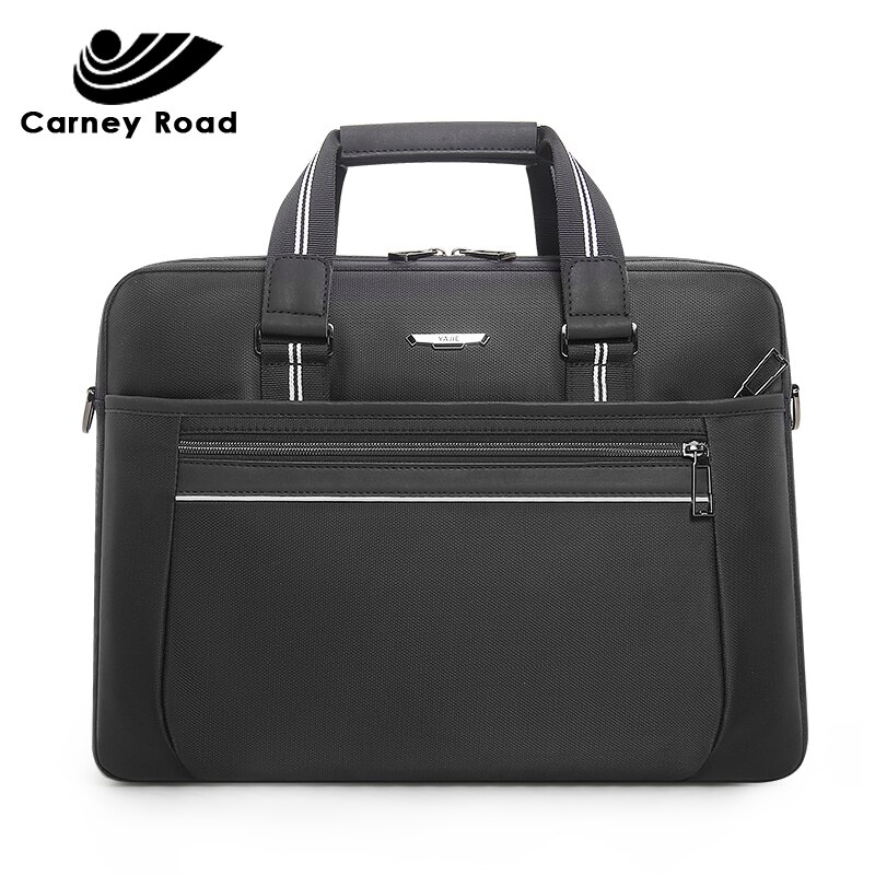 Merk waterdichte aktetas oxford 15.6 inch laptoptas casual heren handtas dagelijks dragen schoudertas