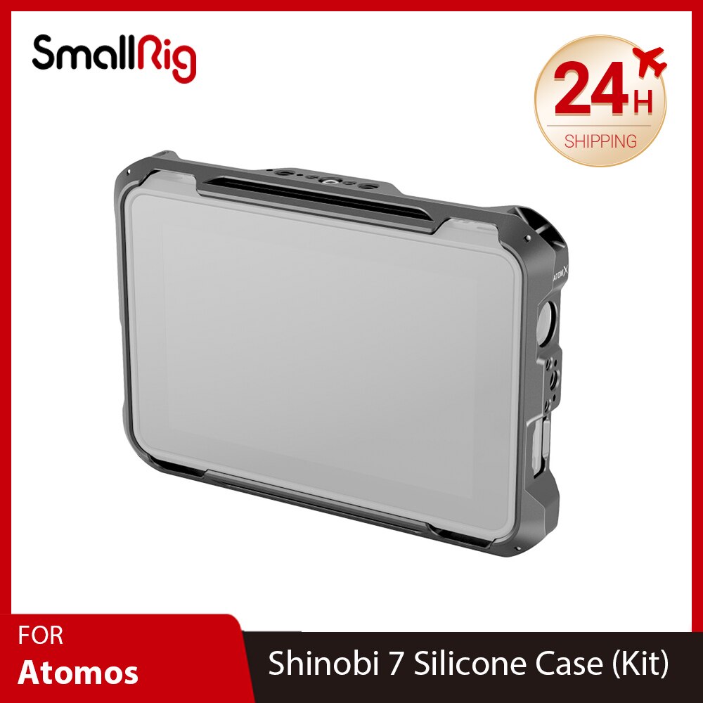SmallRig Atomos Shinobi 7 Monitor KäFeige Bausatz Kamera KäFeige mit Bildschirm Schutz Sonnenschutzes DSLR Auf-Kamera Monitor Anlage Bausatz 3454