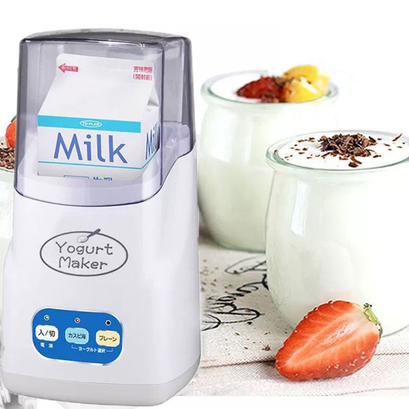 Multifunktion mini yoghurt maskin helautomatisk konstant temperatur jäsning elektrisk yoghurt maker kök