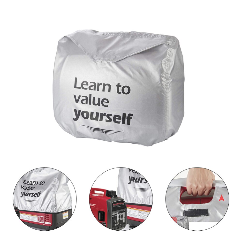 Generator Cover Portable Waterproof Generator Raincover (Silver)
