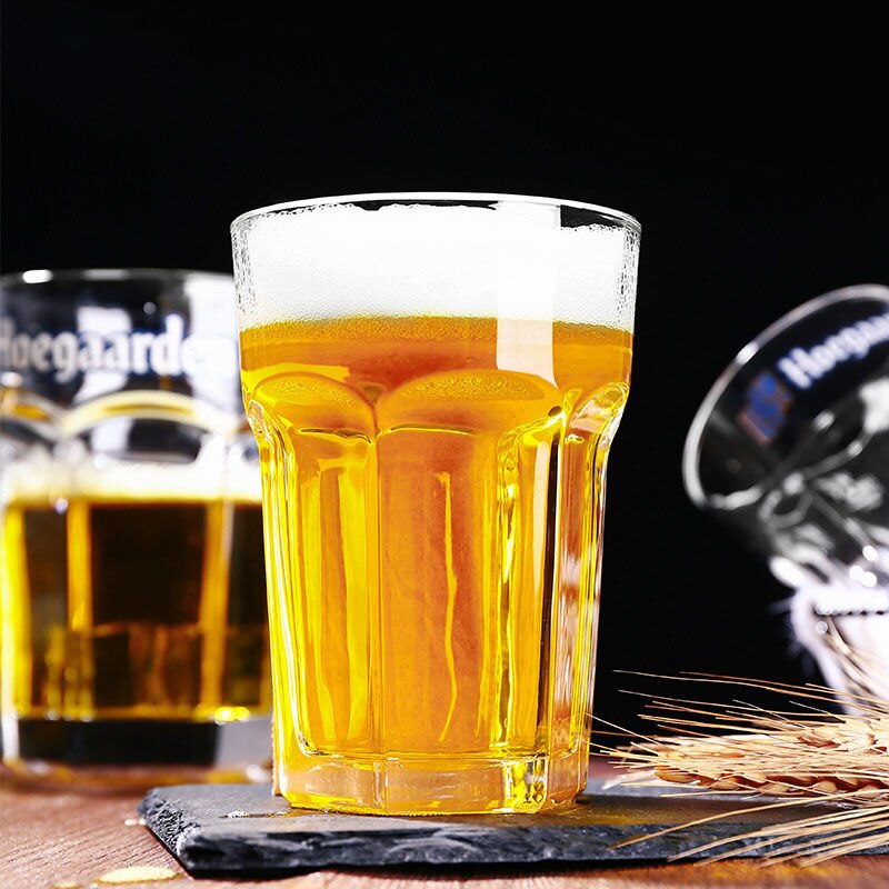 4000ml grande calibro Fujia tazza di birra bianca belgio importato tazza di birra bianca hoegaarden tazza di birra artigianale in vetro creativo