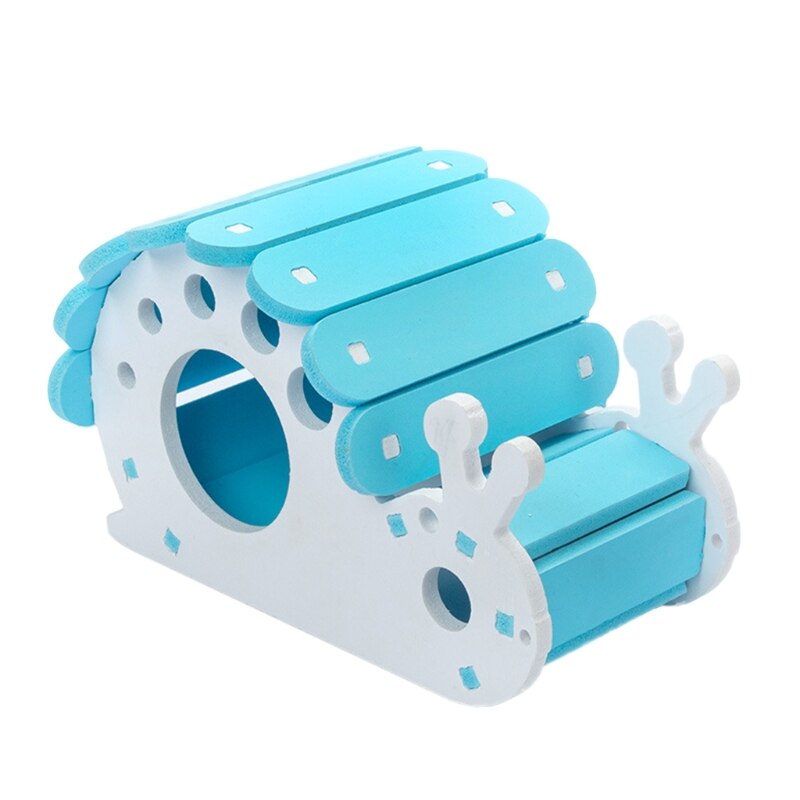 Hamster Wooden Hideout House DIY Hideaway Hut Snai Vicedeal