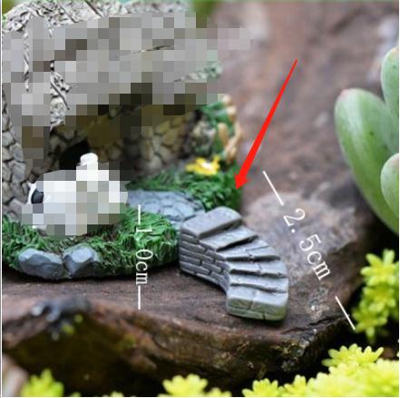 Micro landscape Stone Stairs Miniature Fairy Garden Home Houses Decoration Mini Craft Micro Landscaping Decor DIY Accessories: 12