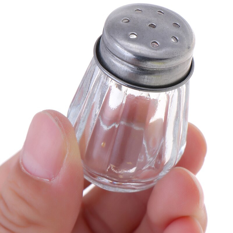 2pcs/set Doll House Miniature 1:12 Accessories glass seasoning bottle Jar Set DIY