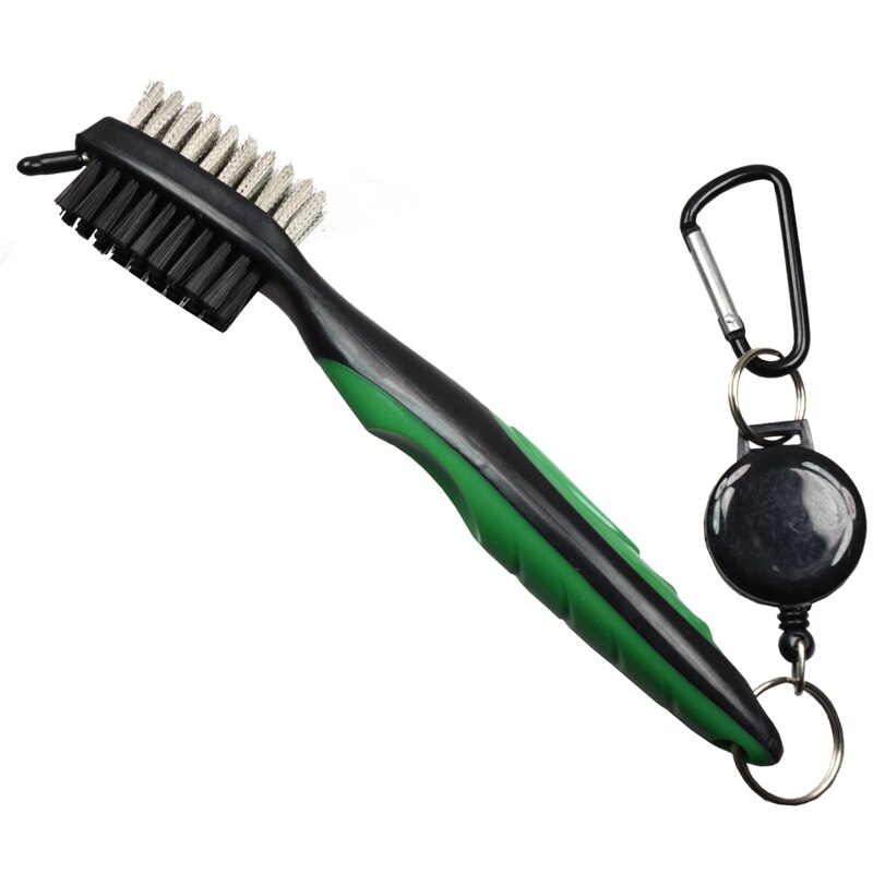 Golf Club Brush Golf Groove Reinigingsborstel 2 Zijdig Golf Putter Wedge Bal Groove Cleaner Kit Schoonmaken Tool Golf Accessoires: green