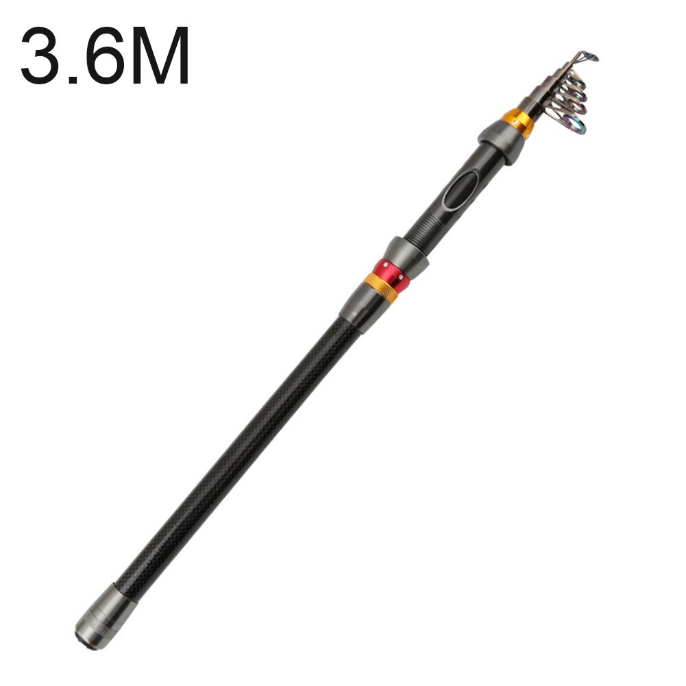 Newly Carbon Fiber Fishing Rod Ultra Short Mini Sea Rod Portable Rock Fishing Rod BN99: 3.6m