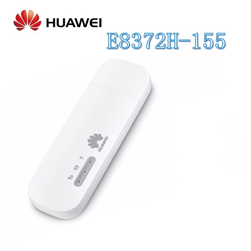 Unlocked Huawei E8372h-155 USB WiFi Modem 4G 150Mbps LTE FDD Band 1/3/5/7/8/20 TDD Band 38/40/41 3G Mobile USB Dongle