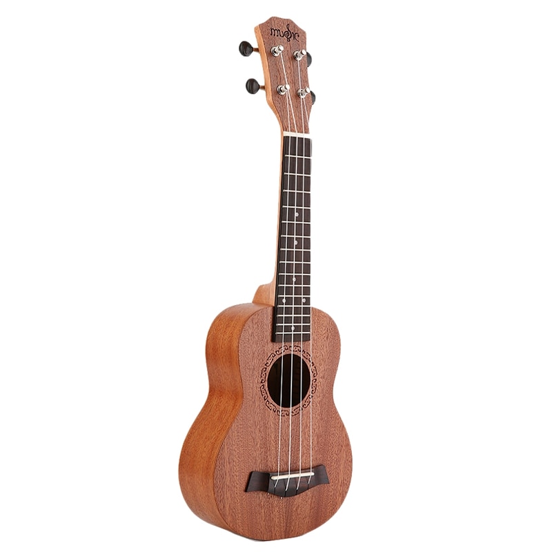 21 tommer ukulele sopran nybegynder ukulele guitar ukulele mahogni hals delikat tuning pind 4 strenge træ ukulele: Default Title