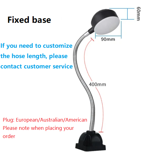 Lampe de travail LED pour Machine-outil, Base magnétique, Machine à coudre, tour, équipement CNC, éclairage de bureau, lumière vive 220V-110V: vert militaire