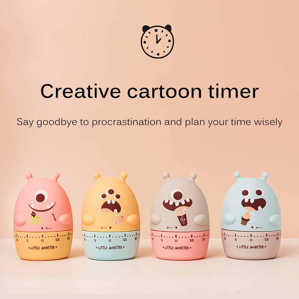 Mechanical Timer Cute Timer Kitchen Timer Cooking Timer For DIY Study Cooking Sports