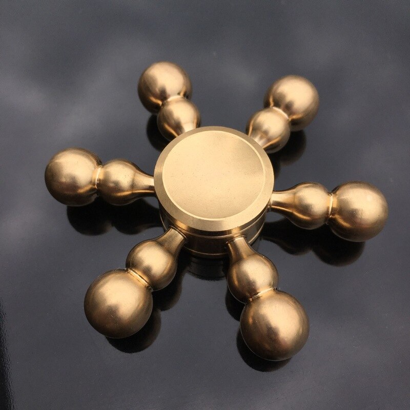 Bearing Zilver Hand Spinner Copper Metal Finger Fidget SpinnerAnti-Anxiety Stress Relief Focus Finger Toy Boy