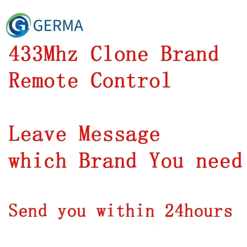 Germa Duplikator Kopie für 433MHz Klon Fernbedienung Garagentor Tor Absender Schlüssel bund für Barriere Anhänger öffner