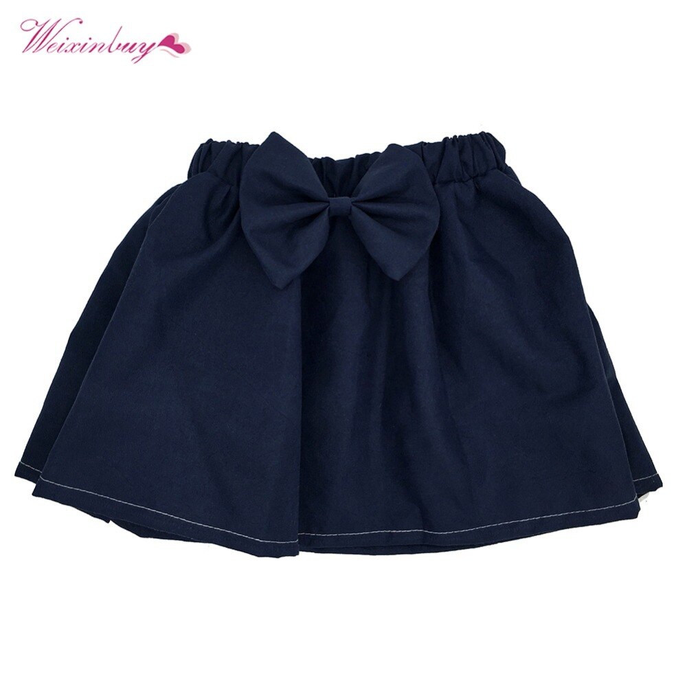 WEIXINBUY 10 Stijlen Baby Mini Rok Kid Meisje Leuke Geplooide Pluizige Solid Boog Rok Pasgeboren Baby Meisjes Rokken 0- 6 M