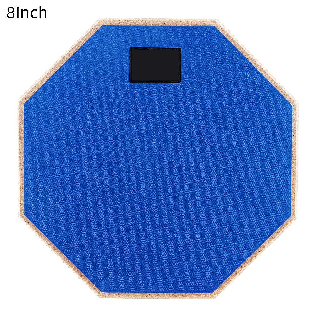 8 Inch Rubber Wooden Dumb Drum Beginner Practice Training Drum Pad with Stand / Stick Optional for Percussion Instruments Parts: only blue drum 8inch