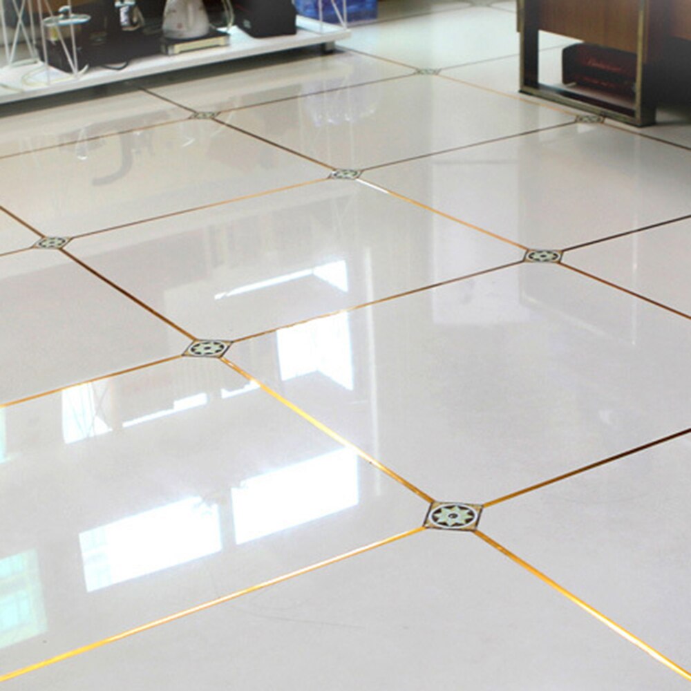 50m Self Adhesive Tile Floor Tile Beauty Sewing Sticker Waterproof Wall Sticker Gap Sealing Strip Home Decoration Decals