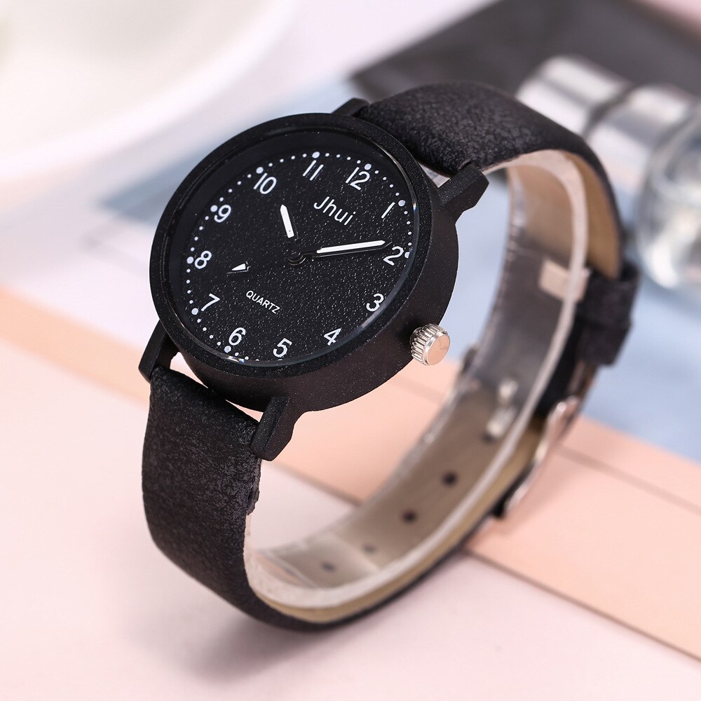 Dameshorloges minimalisme armbandhorloge vrouw relogio leer strass analoog quartzhorloge damesklok montre femme