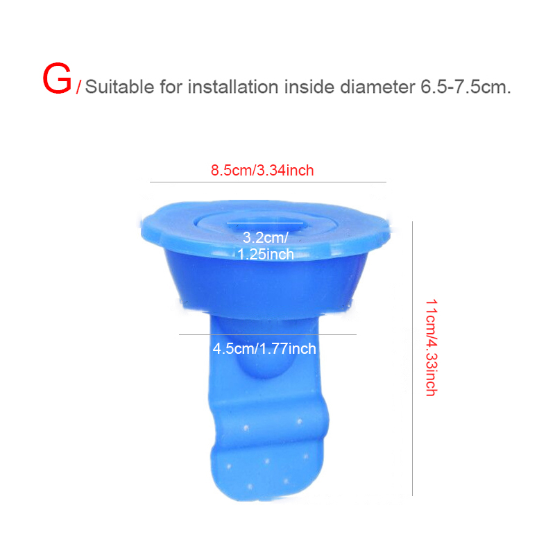 Filtre de reflux Anti-odeur en Silicone pour salle de bains de désodorisation, filtre de refoulement, Anti-odeur, Anti-insecte: G