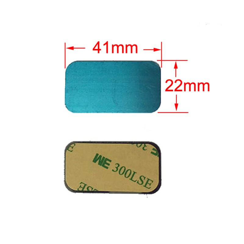 10 Stuks 40Mm 35Mm 30Mm 25Mm 20Mm Metalen Plaat Schijf Ijzeren Plaat Voor Magneet Mobiele telefoon Houder Voor Magnetische Auto Telefoon Stand Houders: 41x22mm