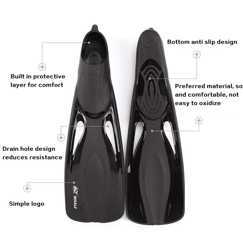 Snorkeling Diving Swimming Fins Adult Flexible Comfort Swimming Fins Submersible Foot Fins Flippers Water Sports