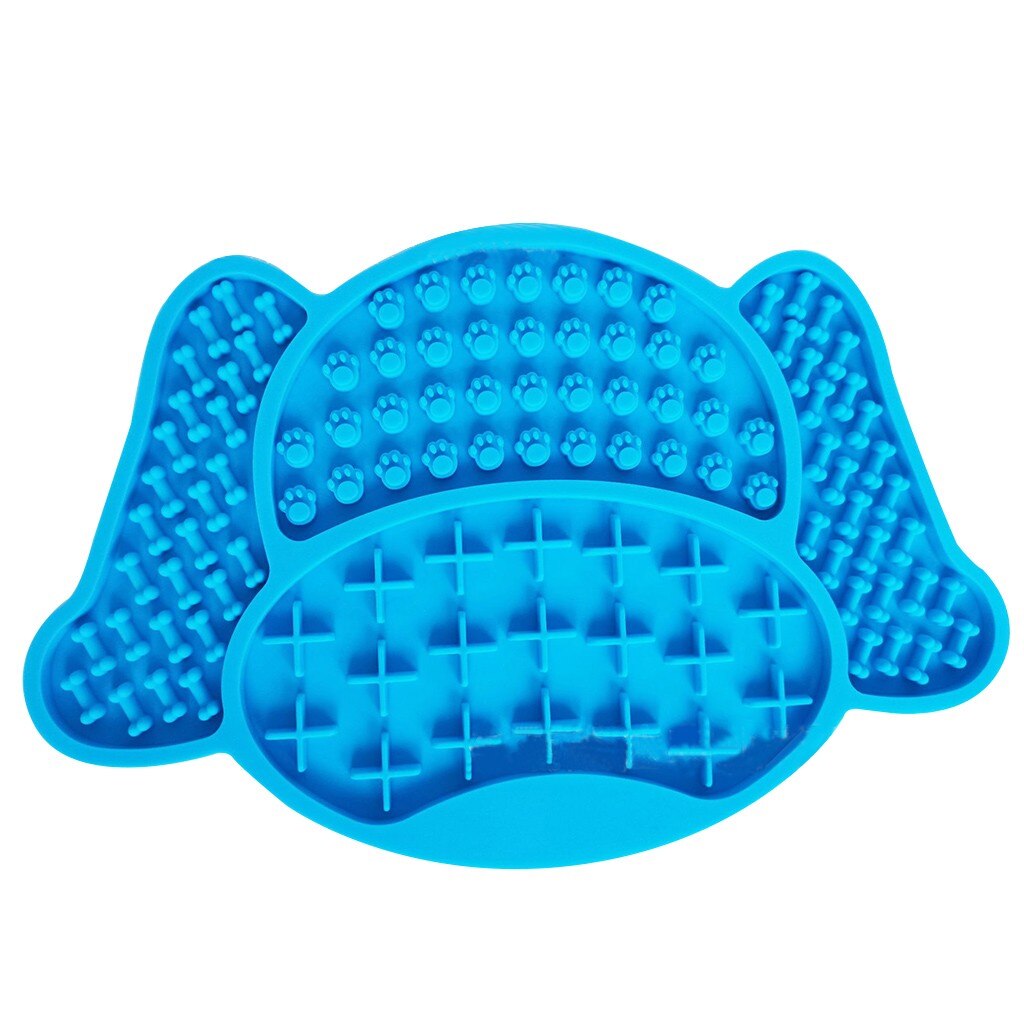 Dog Licking Pad Dog Bath Buddy Slow Feeders Cat Treat Mat Pet Dispensing Mat Pet Bathing Grooming Dog Training Supplies #TD: A