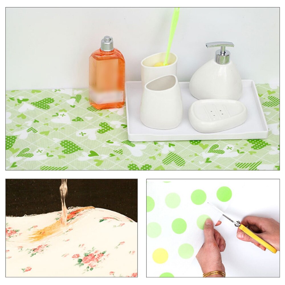 5M réutilisable tiroir tapis Contact papier armoire doublure étanche à l'humidité étanche à la poussière antidérapant cuisine Table étagère doublure Pad