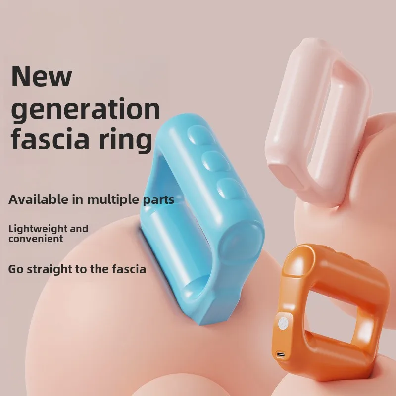 Fascia ring vibrationsmassager skulder- og nakkeafslapningsvibrationer yoga fitnessmaskine mini jitterbug massagebælte