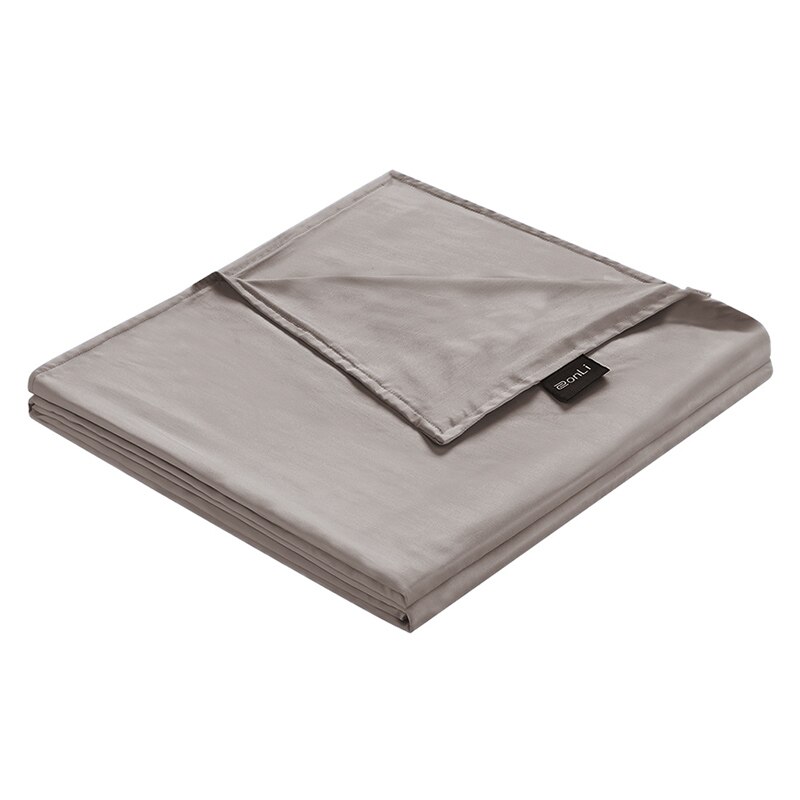 Zonli 1Pcs Moderne Dekbedovertrek Soild Kleur Verwijderbare Dekbedovertrekken Met Rits Thuis Dekbed Queen Size Deken Cover: Khaki / 48X72in