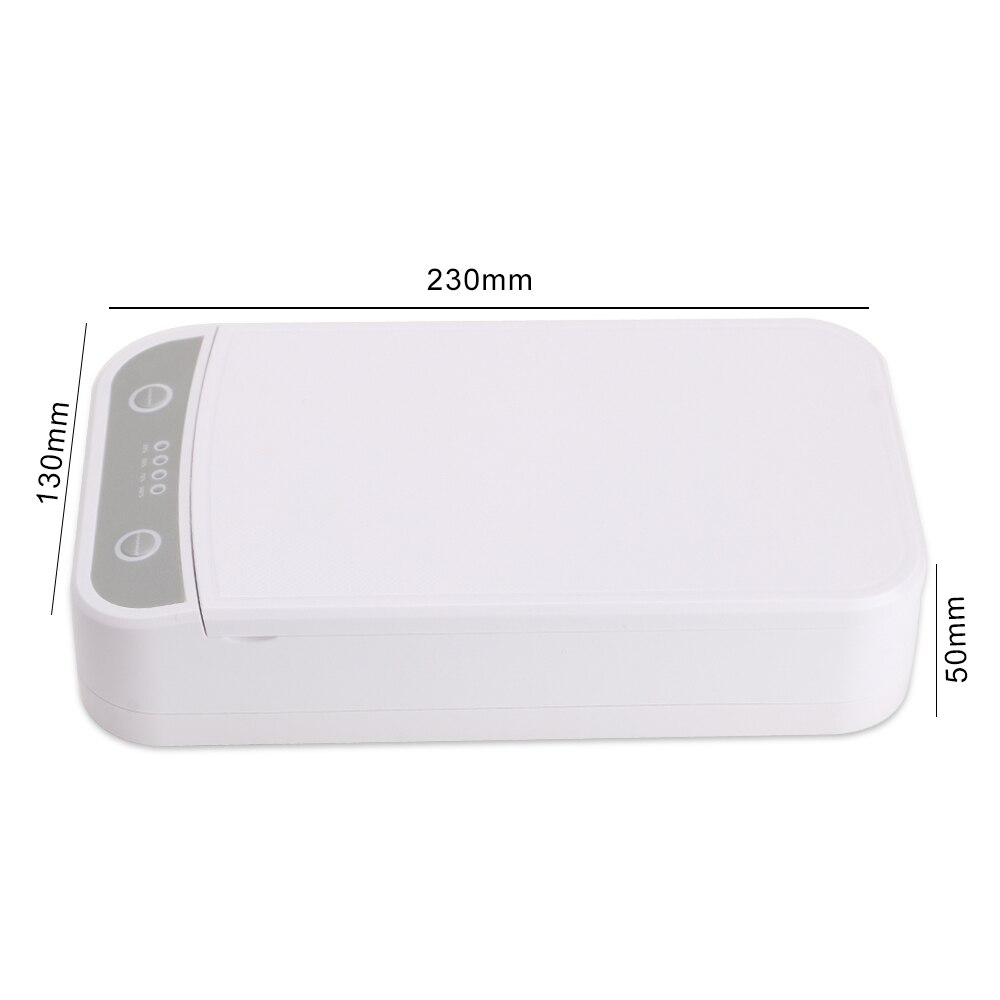 Portable UV Sterilizing Box Disinfector Multifunctional Cellphone UV Light Sanitizer Box with Aromatherapy and Charging Function