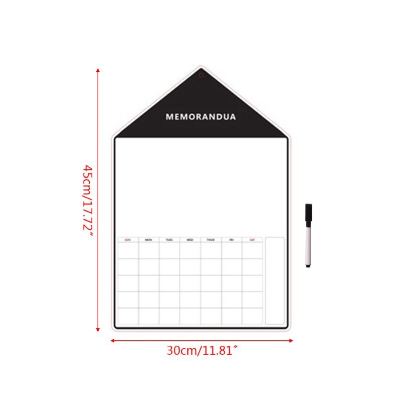 A3 miękka tablica magnetyczna magnes wymazywanie deska rysunek lodówka kalendarz pióro