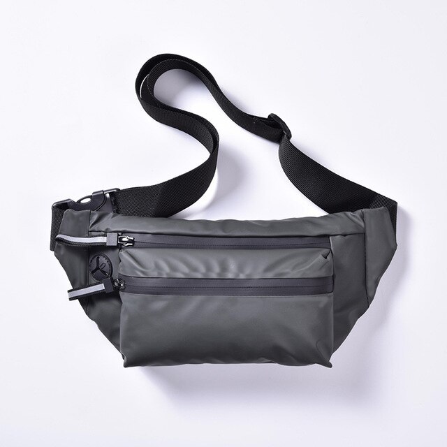 Waterproof Woman Waist Bag Fanny Pack Chest Pack Outdoor Crossbody Bag Large Capacity Unisex Belt Bags Hip Waist Packs: A   Green waist bag