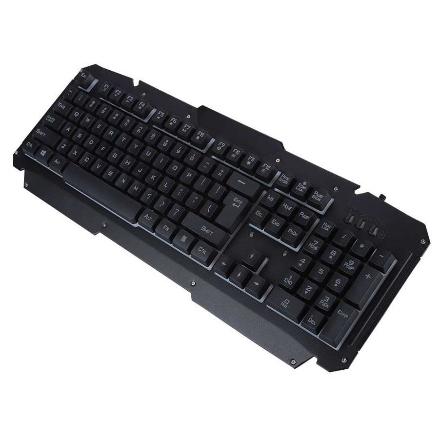 Game Keyboard Aluminum Alloy Panel Wired Keyboard for Computer