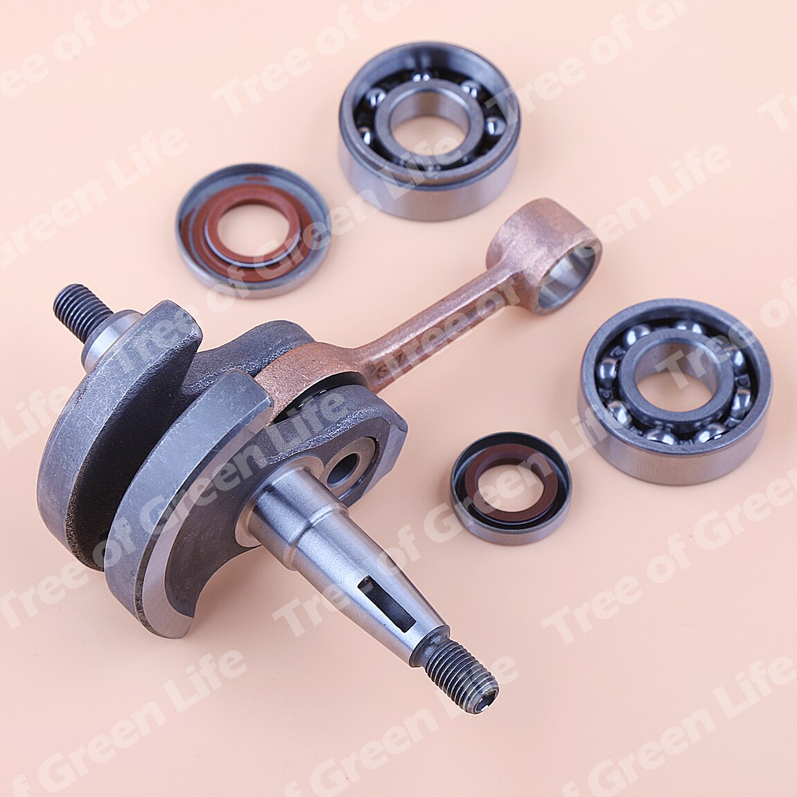 Cigüeñal para Stihl BR340 BR380 BR420, conjunto de sellado de aceite, pieza de repuesto para soplador de mochila